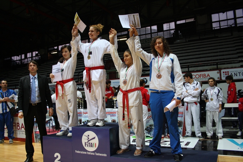 Adriana Arbau sul podio