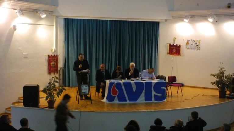 L'intervento di Danilo Garau domenica all'assemblea provinciale (F. www.gavoi.com)