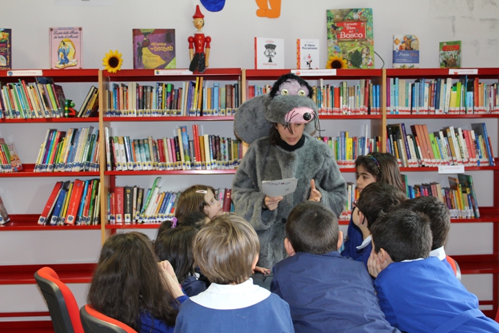 I bambini con il Topo Bice Roditrice