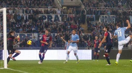 Klose di testa infila Agazzi (F. Blog Cagliari calcio 1920)