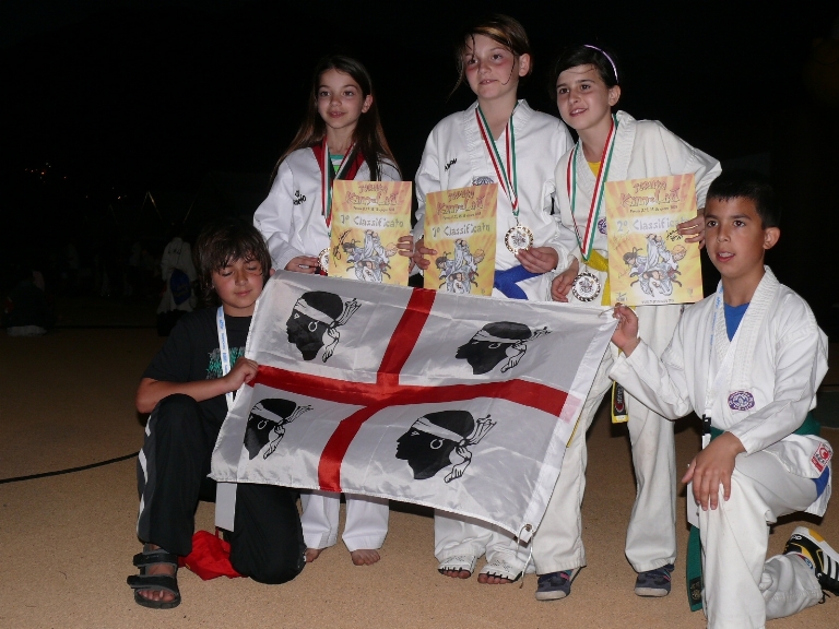 La squadra della Polisportiva Barbagia a Formia