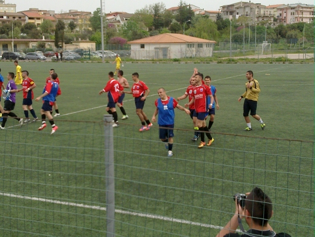 Il Taloro festeggia dopo aver vinto la semifinale (F. Paolo Stella)