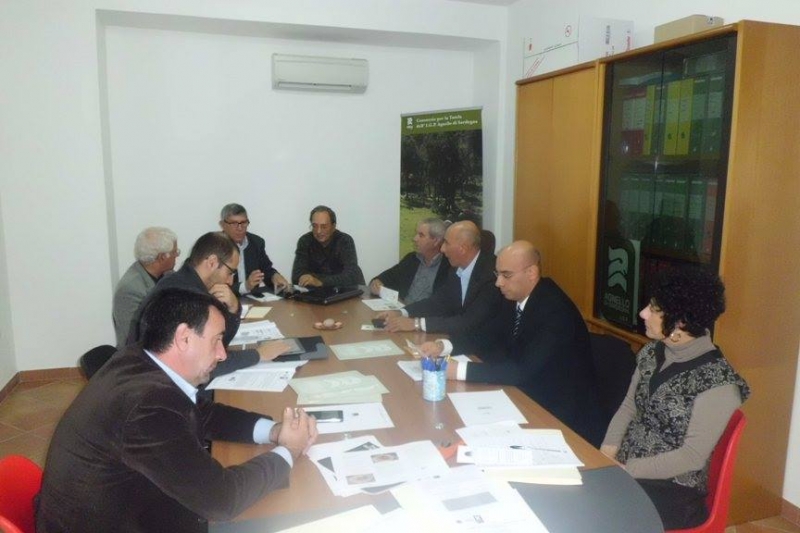 La conferenza stampa di oggi nella sede del Consorzio