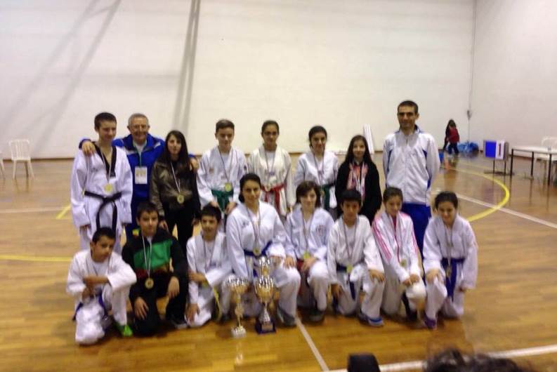 La squadra della Polisportiva Barbagia oggi a Padru