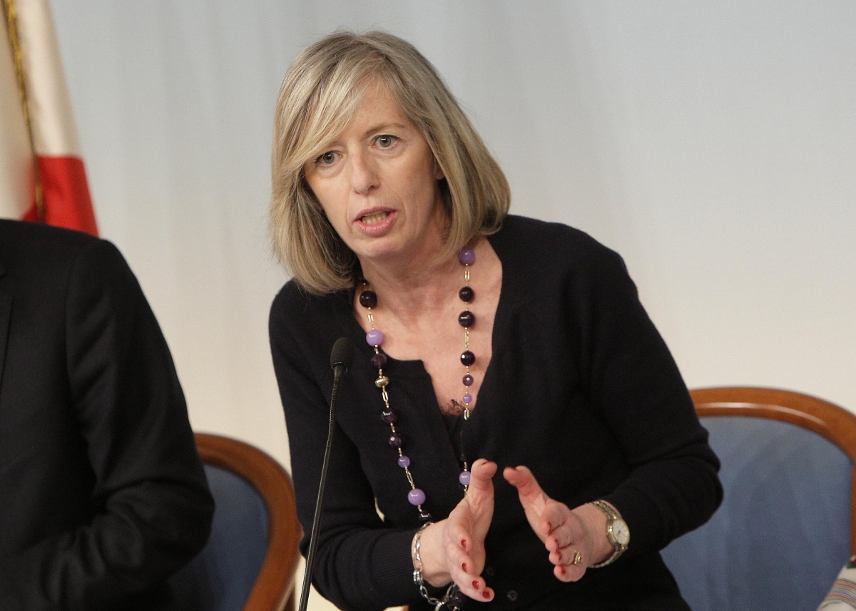 Il Ministro all'Istruzione Stefania Giannini