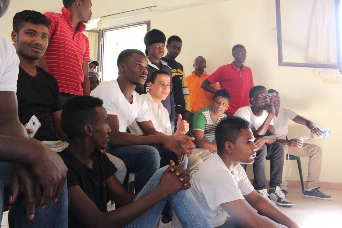 I ragazzi ospiti del centro di Sarule