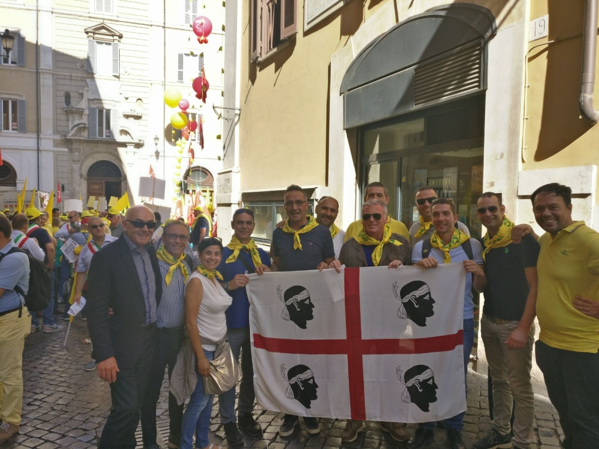 La delegazione sarda a Roma