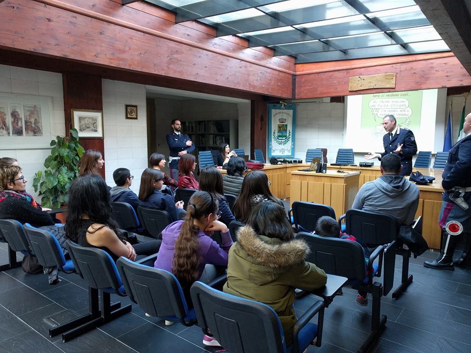 Un momento della lezione 