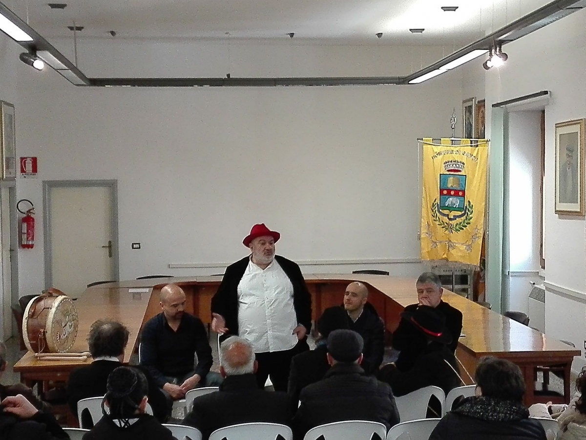 Un momento della cerimonia di riconoscimento 