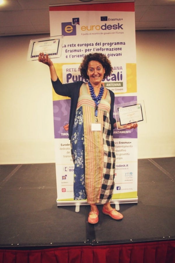 Vicenza. Seminario annuale Eurodesk. Valeria Sanna ritira il premio