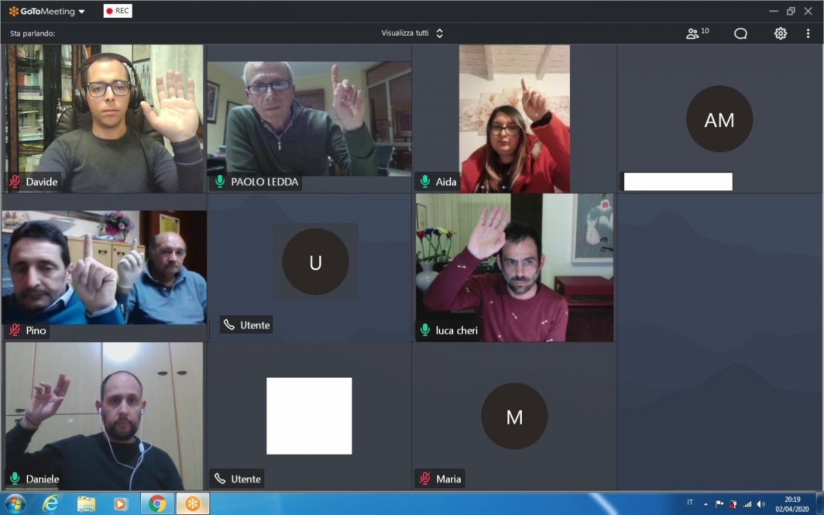 Il Consiglio Comunale di Sarule per la prima volta riunito in video conferenza 